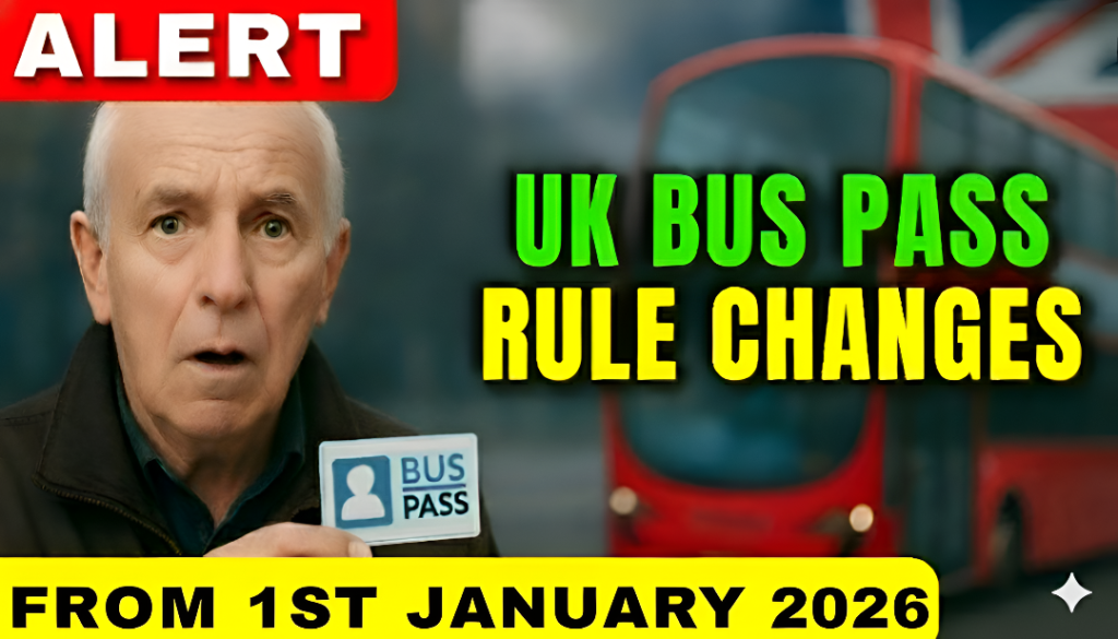 UK Bus Pass Rule Changes 2026